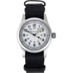 Hamilton Khaki Field Textile Strap White Dial Automatic H69439910 Men's Watch