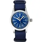 Hamilton Khaki Field Textile Strap Blue Dial Automatic H69439940 Men's Watch