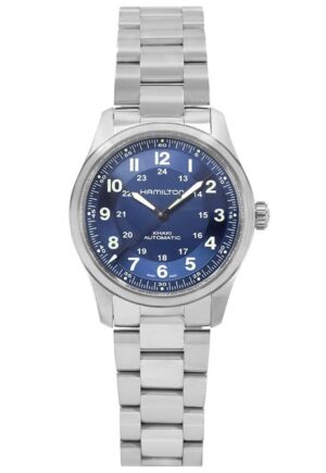 Hamilton Khaki Field Titanium Blue Dial Automatic H70205140 100M Men's Watch