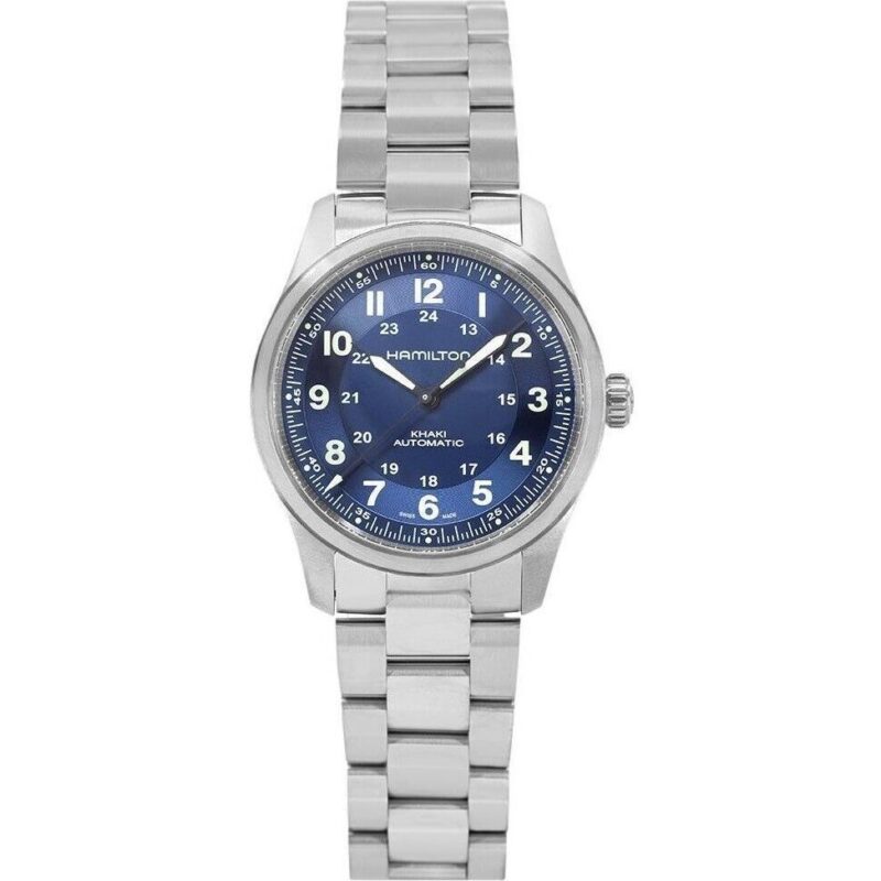 Hamilton Khaki Field Titanium Blue Dial Automatic H70205140 100m Men's Watch
