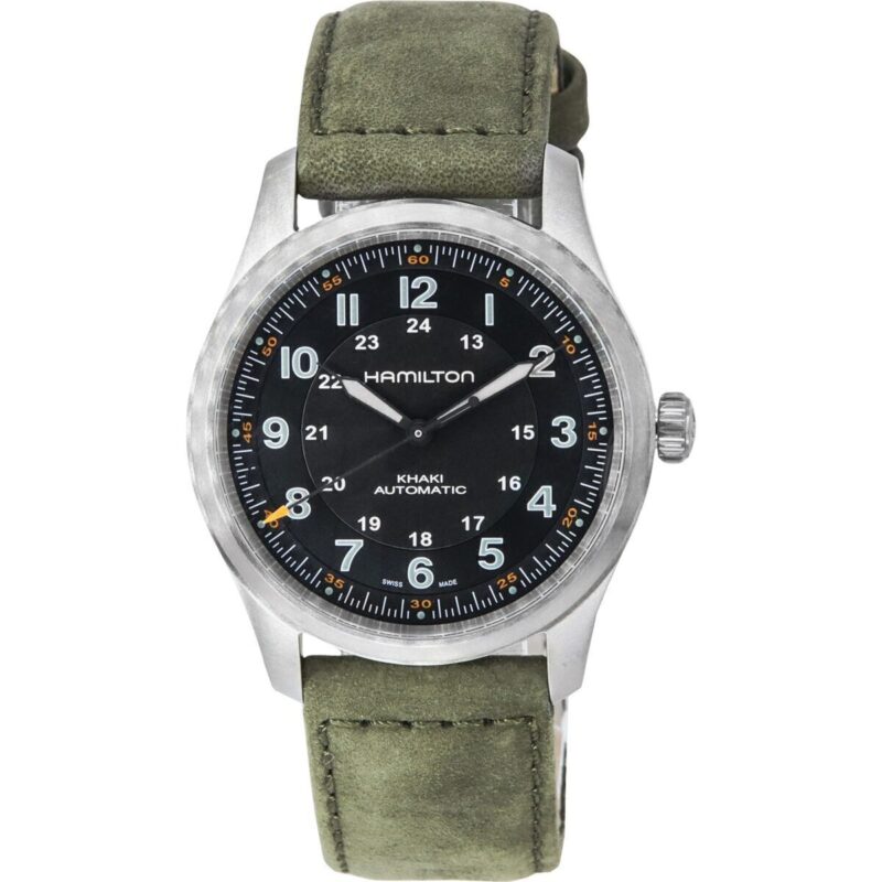 Hamilton Khaki Field Titanium Black Dial Automatic H70205830 100M Men's Watch
