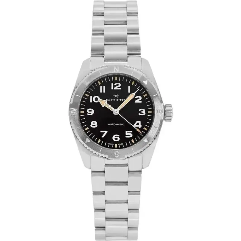 Hamilton Khaki Field Expedition Stainless Steel Black Dial Automatic H70225130 100M Men's Watch
