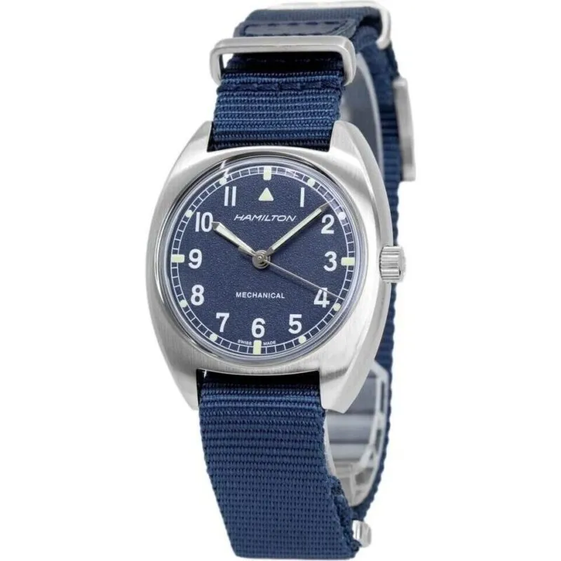 Hamilton Khaki Aviation Pilot Pioneer Blue Dial Mechanical H76419941 100M Men's Watch