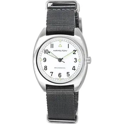 Hamilton Khaki Aviation Pilot Pioneer Silver Dial Mechanical H76419951 100M Unisex Watch