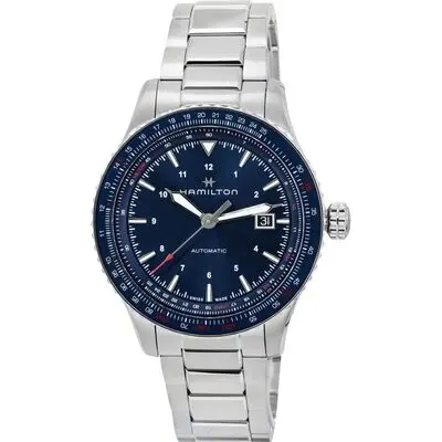 Hamilton Khaki Aviation Converter Blue Dial Automatic H76645140 100M Men's Watch