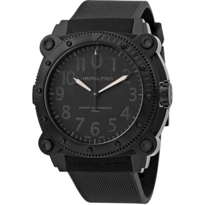 Hamilton Khaki Navy Belowzero Automatic Diver's Titanium H78505330 1000M Men's Watch