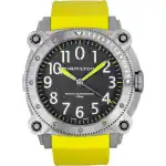 Hamilton Khaki Navy Belowzero Rubber Strap Grey Dial Automatic Diver's H78535380 1000M Men's Watch