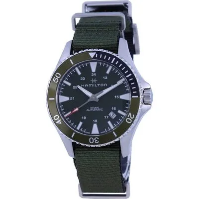 Hamilton Khaki Navy Scuba Green Dial Automatic H82375961 100M Men's Watch