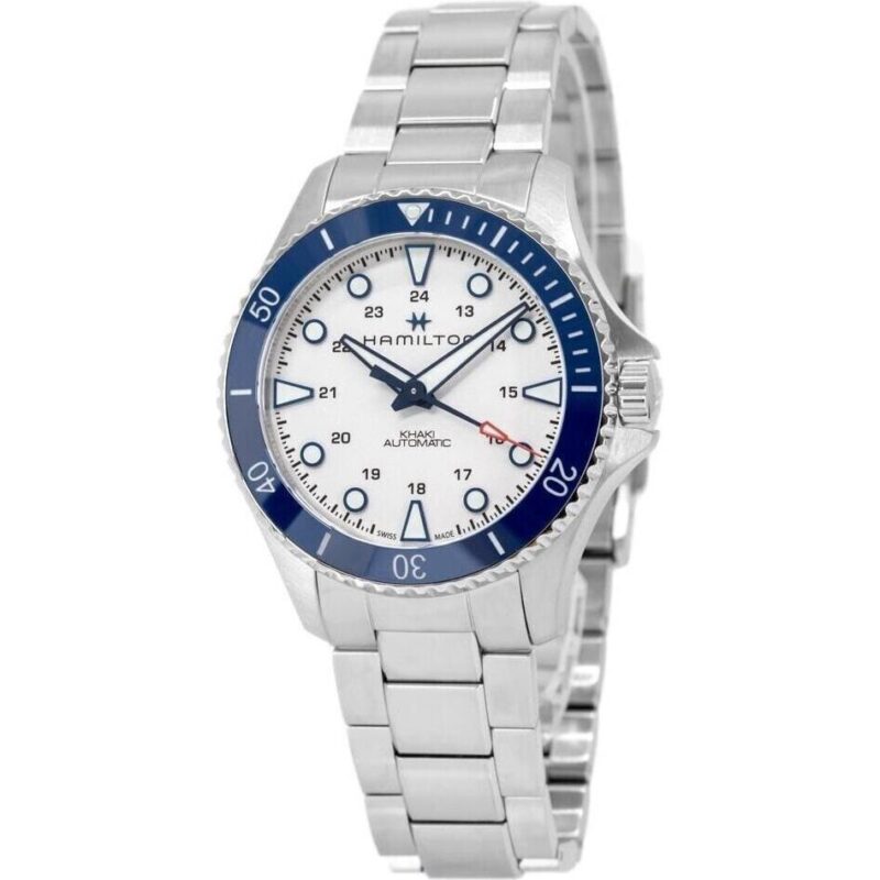 Hamilton Khaki Navy Scuba Stainless Steel Silver Dial Automatic Diver's H82505150 300M Men's Watch