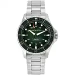 Hamilton Khaki Navy Scuba Stainless Steel Green Dial Automatic Diver's H82525160 300M Men's Watch