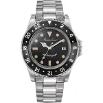 Mathey-Tissot Mathy Vintage Stainless Steel Black Dial Quartz H900AN Men's Watch