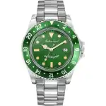 Mathey-Tissot Mathy Vintage Stainless Steel Green Dial Quartz H900AV Men's Watch