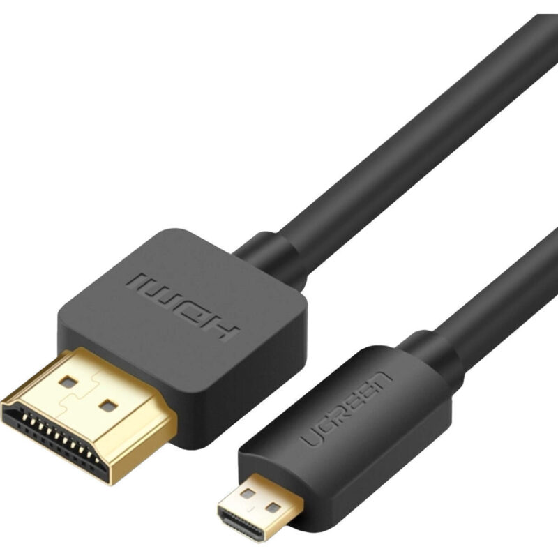 UGreen HD127 Micro HDMI to HDMI 2.0 Cable 1.5M - Black