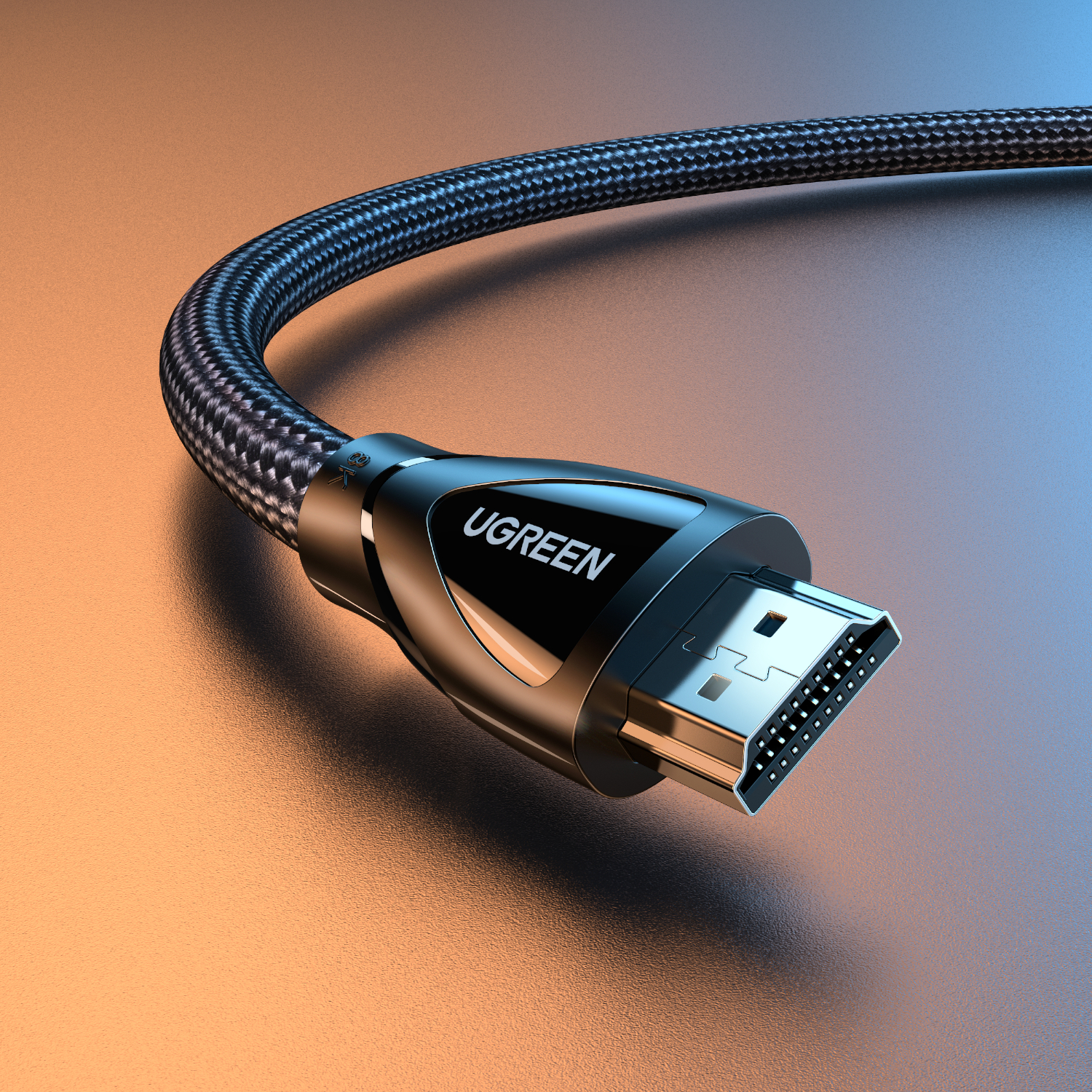 UGreen HDMI 2.1 Male to Male Cable 3M (8K@60Hz | 4K@120Hz) – Black - Image 5