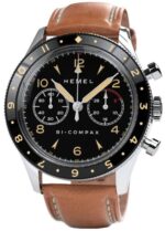 Hemel Air Wing Ceramic Bezel Black With Super-LumiNova C3 Dial Automatic HF19 100M Men's Watch