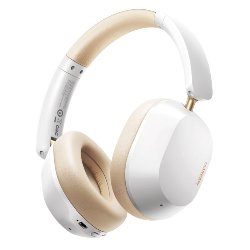 HP203-35758 UGreen HiTune Max 5C Hybrid ANC Headphones–White