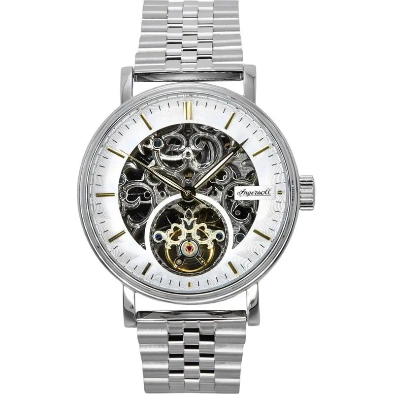 Ingersoll The Charles Stainless Steel Silver Skeleton Dial Automatic I05803B Men's Watch