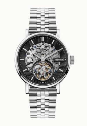 Ingersoll The Charles Stainless Steel Black Skeleton Dial Automatic I05804B Men's Watch