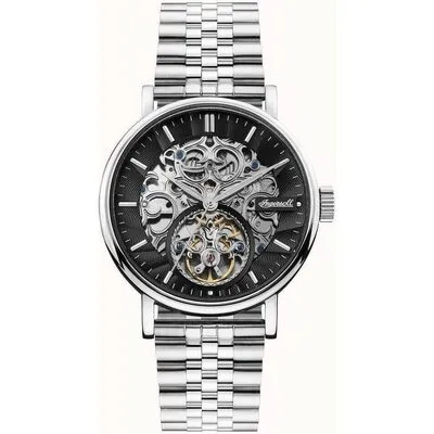 Ingersoll The Charles Stainless Steel Black Skeleton Dial Automatic I05804B Men's Watch