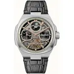 Ingersoll The Spirit Moon Phase Leather Strap Black Skeleton Dial Automatic I15801 Men's Watch