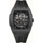 Ingersoll The Rim Polyurethane Strap Black Skeleton Dial Automatic I16201 Men's Watch
