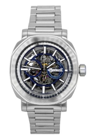 Ingersoll The Outrider Stainless Steel Grey Skeleton Dial Automatic I16403 Men's Watch
