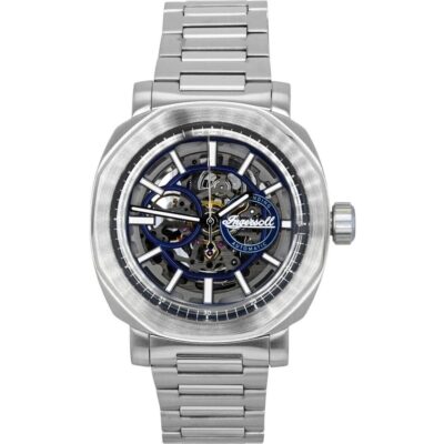 Ingersoll The Outrider Stainless Steel Grey Skeleton Dial Automatic I16403 Men's Watch