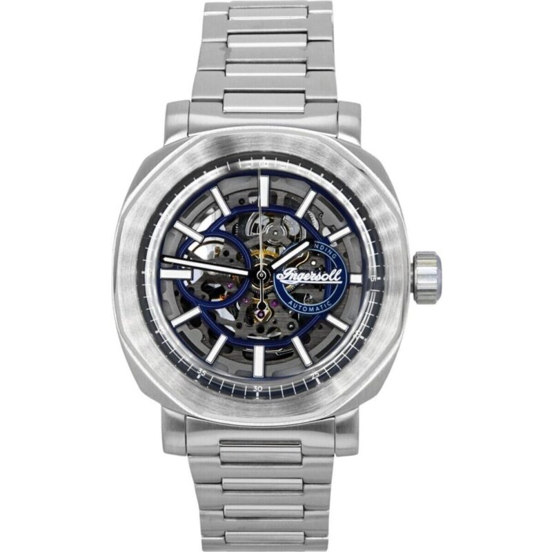 Ingersoll The Outrider Stainless Steel Grey Skeleton Dial Automatic I16403 Men's Watch