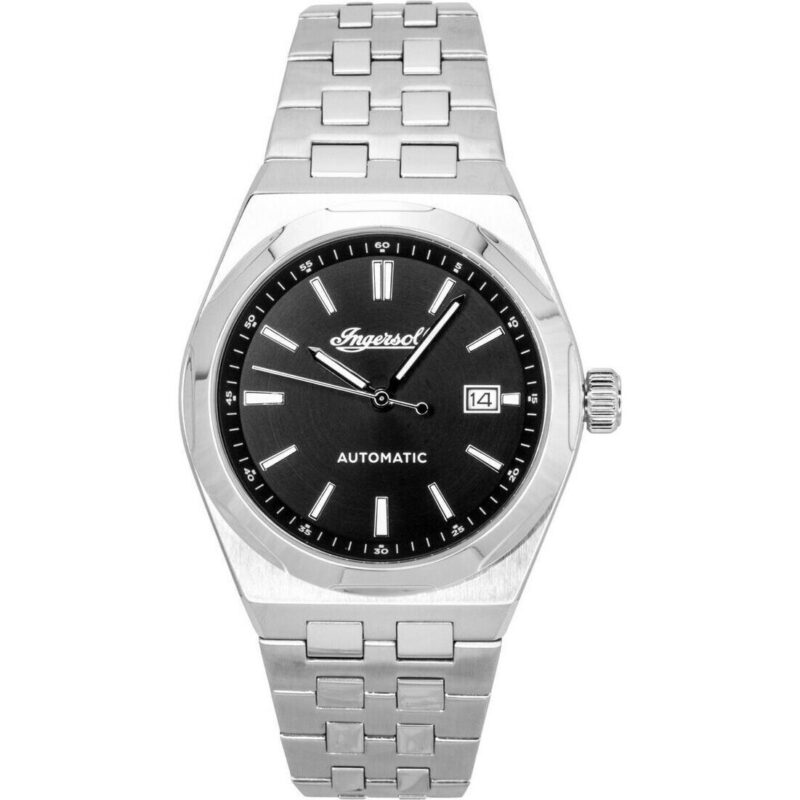 Ingersoll The Rider Stainless Steel Black Dial Automatic I16801 Men's Watch Ingersoll The Rider Stainless Steel Black Dial Automatic I16801 Men's Watch