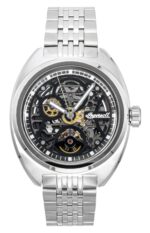 Ingersoll The Wrangler Stainless Steel Black Skeleton Dial Automatic I16901 Men's Watch