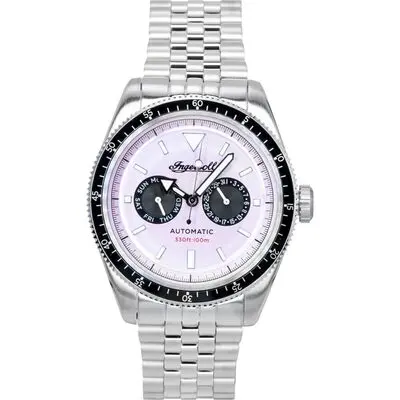 Ingersoll Outlaw Stainless Steel Pink Dial Automatic I17201 Men's Watch