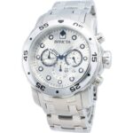 Invicta Pro-Diver Quartz Chronograph Silver Dial 0071 Men's Watch