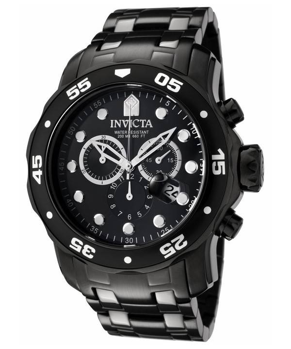 Invicta Pro Diver Chronograph 200M 0076 Men's Watch