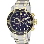 Invicta Pro-diver Chronograph Blue Dial 0077 Men's Watch