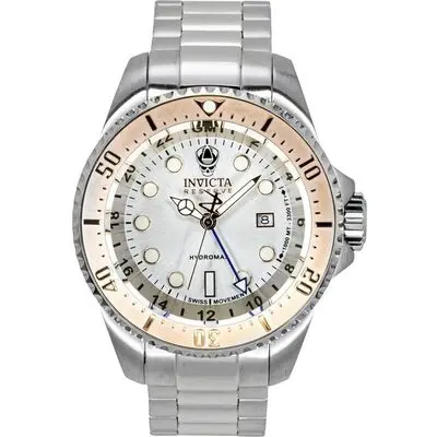 Invicta Hydromax Stainless Steel Silver Dial Quartz Diver's 16964 1000M Men's Watch