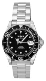 Invicta Pro Diver Stainless Steel Black Dial Automatic Diver's 17039 200M Men's Watch