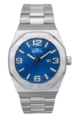 Invicta Huracan Stainless Steel Blue Dial Quartz 45778 100M Men's Watch