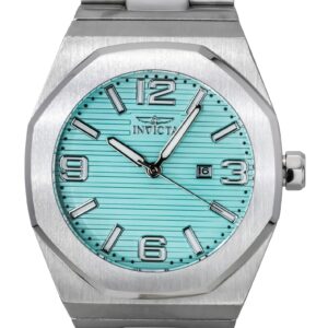 Invicta Huracan Stainless Steel Turquoise Dial Quartz 45779 100M Men's Watch