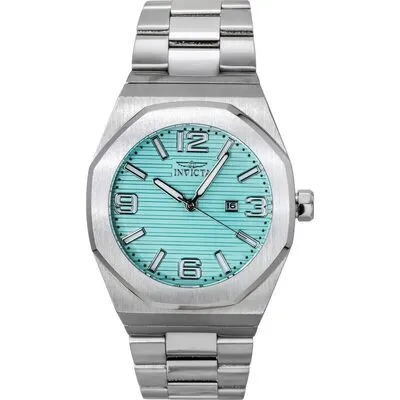 Invicta Huracan Stainless Steel Turquoise Dial Quartz 45779 100M Men's Watch