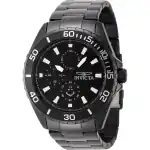 Invicta Ocean Voyage Chronograph Stainless Steel Black Dial Quartz 46284 Men's Watch