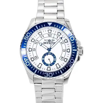 Invicta Pro Diver Stainless Steel White Dial Quartz 47124 Men's Watch