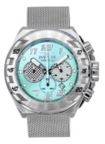 Invicta Racing Stainless Steel Turquoise Dial Quartz 47202 Men's Watch