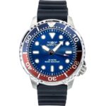 Invicta Pro Diver Silicone Strap Blue Dial Pepsi Bezel Quartz 47222 Men's Watch