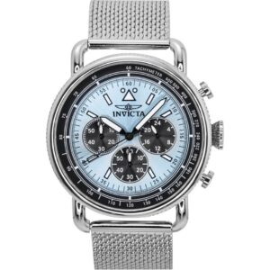 Invicta Speedway Chronograph Stainless Steel Blue Dial Quartz 47359 Men's Watch