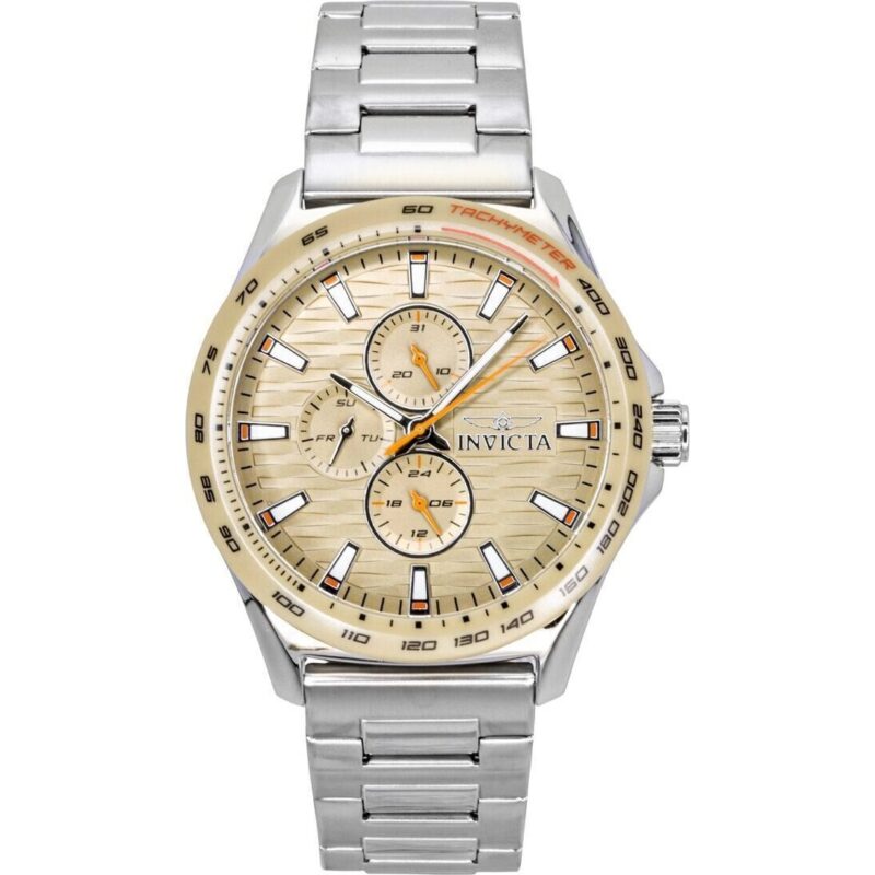 Invicta Racing GMT Stainless Steel Sand Dial Quartz 47552 Men's Watch