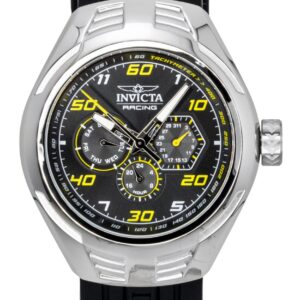 Invicta Racing Silicone Strap Black Dial Quartz 47724 Men's Watch