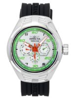 Invicta Racing Silicone Strap Silver Dial Quartz 47726 Men's Watch