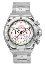 Invicta Racing Chronograph Stainless Steel White Dial Quartz 47746 Men's Watch