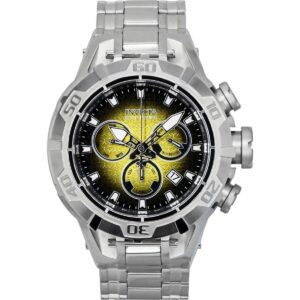 Invicta Reserve Ocean Warrior Chronograph Yellow and Black Dial Quartz 47848 100M Men's Watch