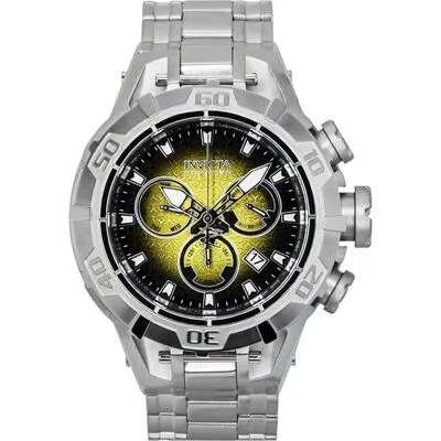 Invicta Reserve Ocean Warrior Chronograph Yellow and Black Dial Quartz 47848 100M Men's Watch